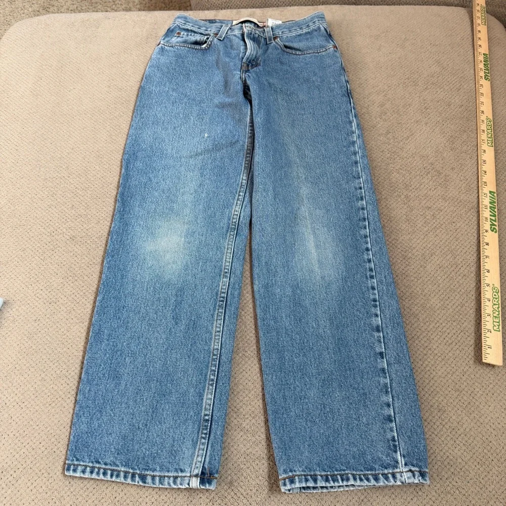 Vintage 1990s Levi's 550 Relaxed Fit Jeans Medium Wash Denim 27x29 18 Slim
